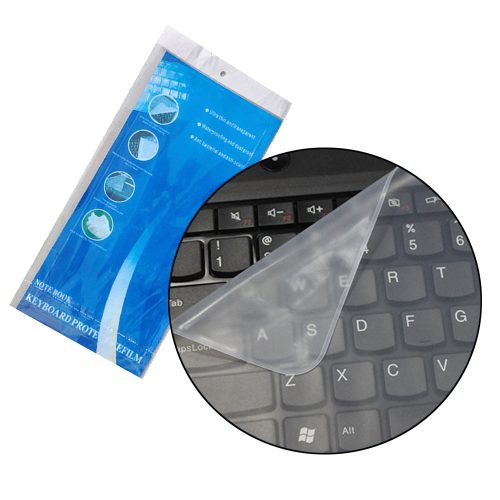 15.6″ Laptop Keyboard Skin – Transparent Silicone Protective Cover – Dustproof, Waterproof, Flexible, Easy to Clean, Precise Fit